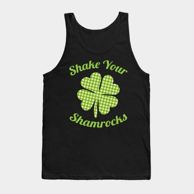 Cute & Funny Shake Your Shamrocks St. Patty's Day Tank Top by theperfectpresents